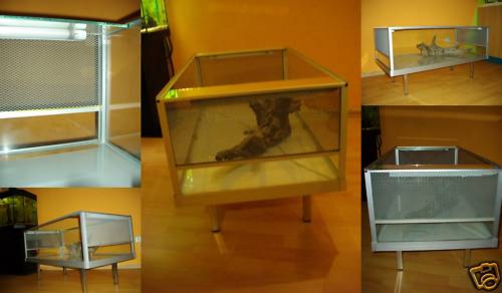 Terrarium 100cm - Sonderanfertigung - Tisch mit Licht - Terrarien - Frankfurt am Main