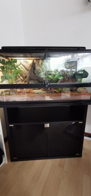 Exo terra terrarium mit unterschrank