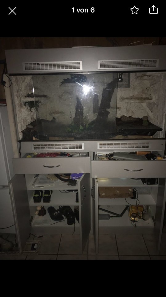 Verkaufe Terrarium Schrank - Terrarien - Weisweil