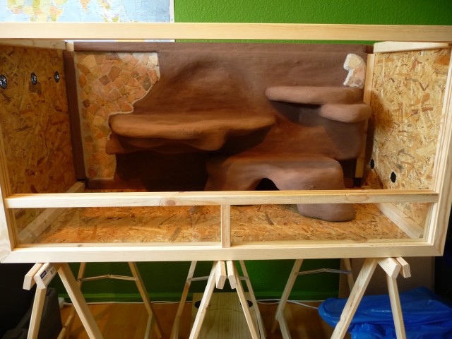 OSB Terrarium in naturgetreuer Felsoptik - Terrarien - Schwaig